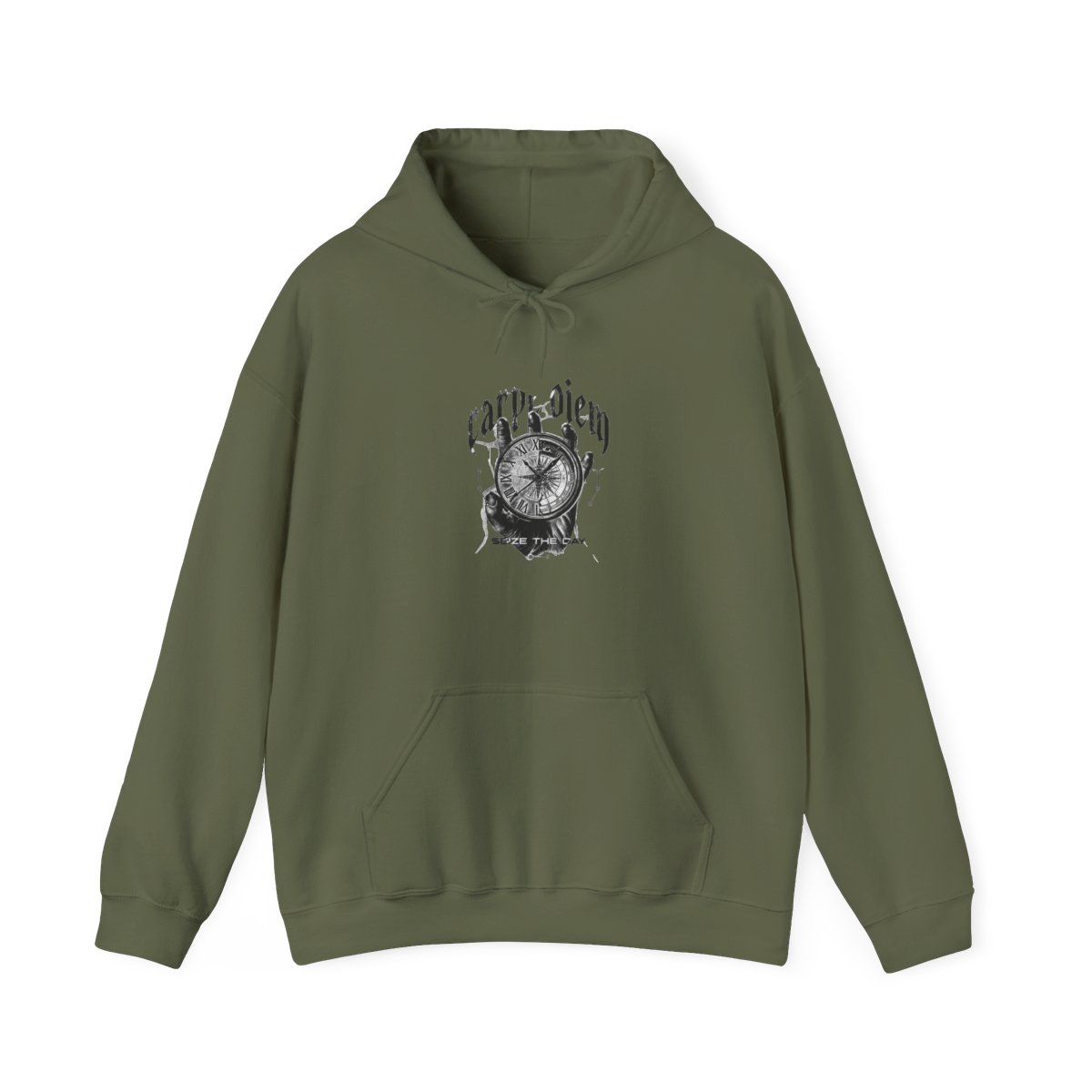 Seize The Day Black Hoodie - alternate angle 5, merchandise
